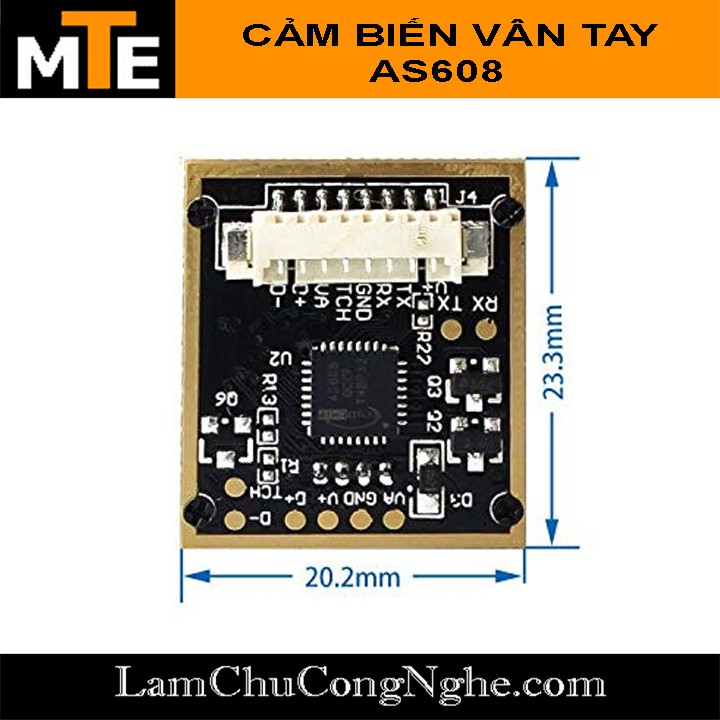 Module cảm biến nhận dạng vân tay AS608