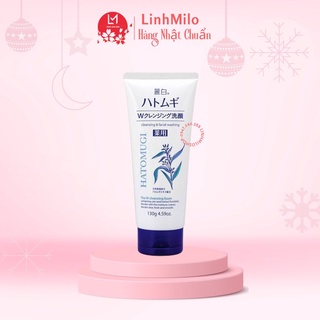 Sữa rửa mặt trắng da Hatomugi chiết xuất ý dĩ 130g