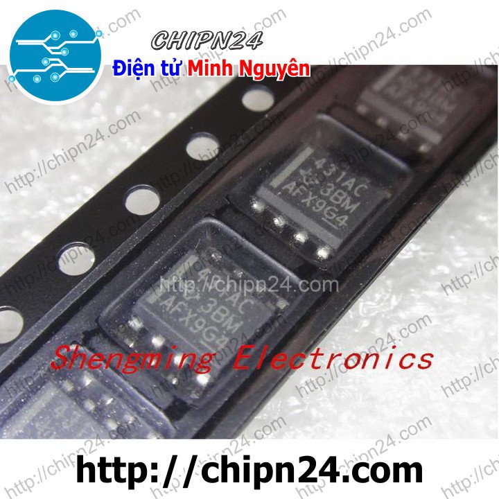 [1 CON] IC TL431 SOP-8 (SMD Dán) (431C TL431CD 431AC TL431ACD)