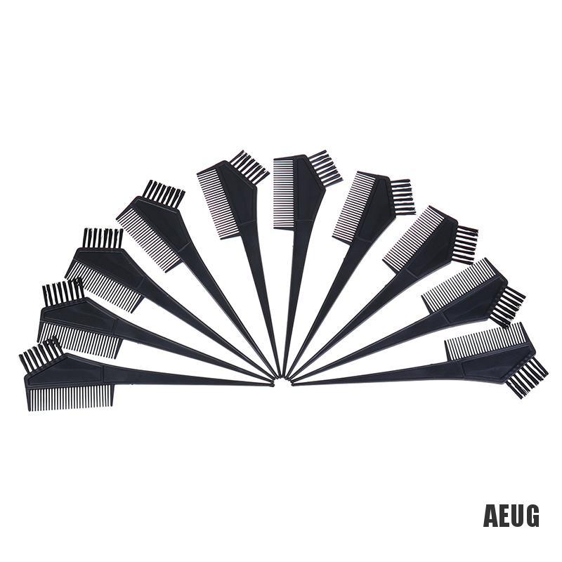 (Hàng Mới Về) Bộ 10 Lược Nhuộm Tóc Bằng Nhựa Chuyên Dụng Cho Salon
