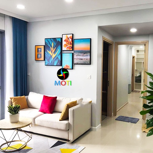 Tranh Treo Tường Trang Trí Nhà Cửa Phong Cách Hiện Đại Có Khung