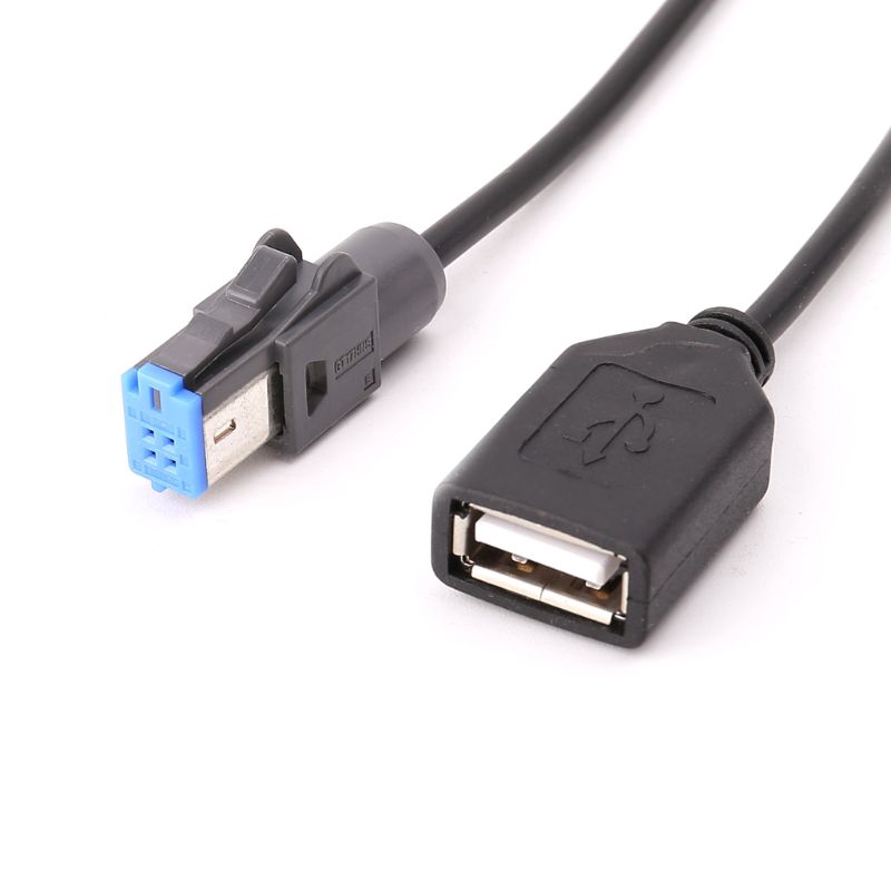 Dây cáp chuyển đổi cổng USB sang 4pin cho máy nghe nhạc xe hơi Nissan Teana Qashqai CD