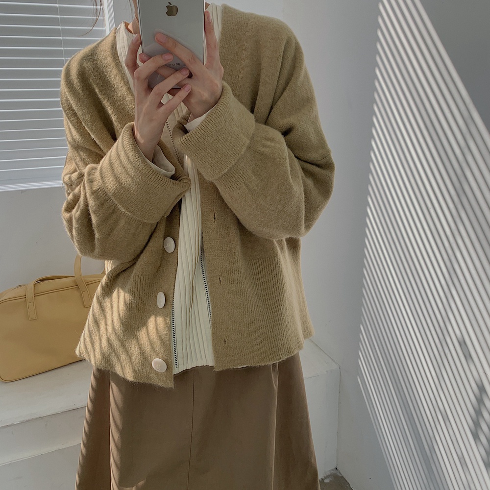 Áo cardigan len mềm mịn (Có ảnh thật, clip cận chất)