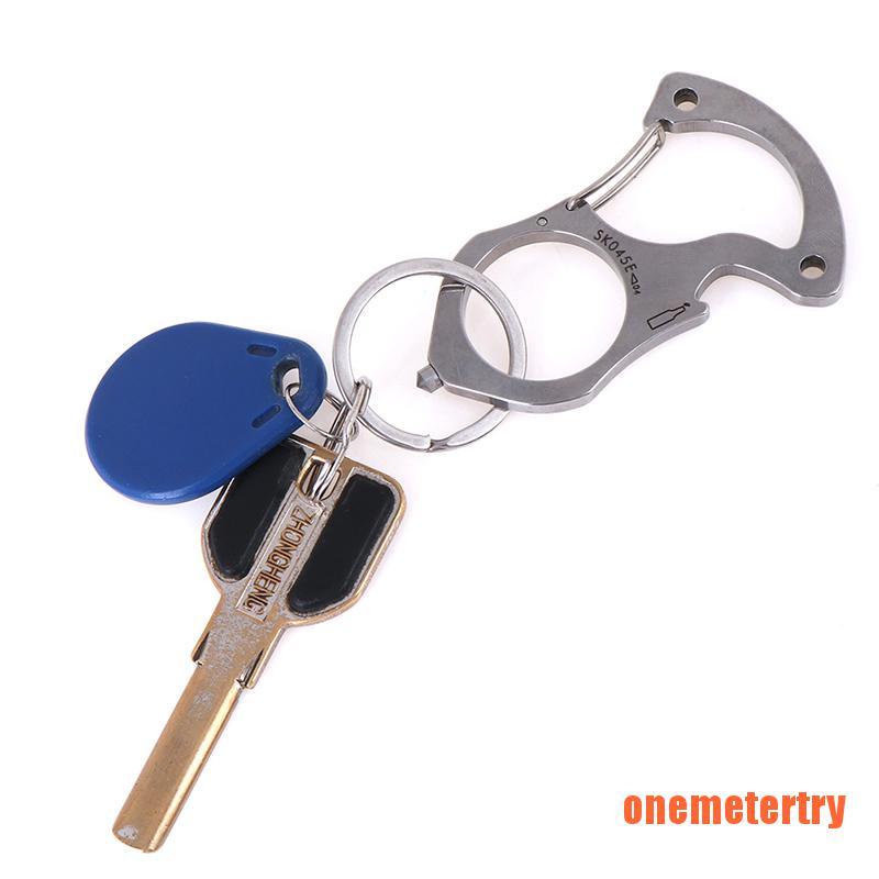 Móc Khóa Sinh Tồn Bằng Thép Không Gỉ Edc T