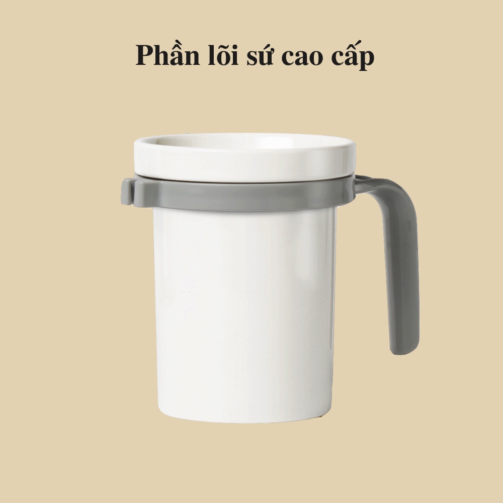 Cốc chưng yến điện mini SUNCHANCE dung tích 600ml nhiều chế độ pha trà, sắc thuốc, nấu cháo, hầm canh