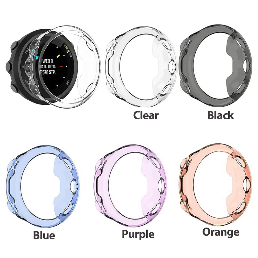 Ốp bảo vệ bằng tpu mềm + kính cường lực cho đồng hồ thông minh Garmin Forerunner 45 2 + 1