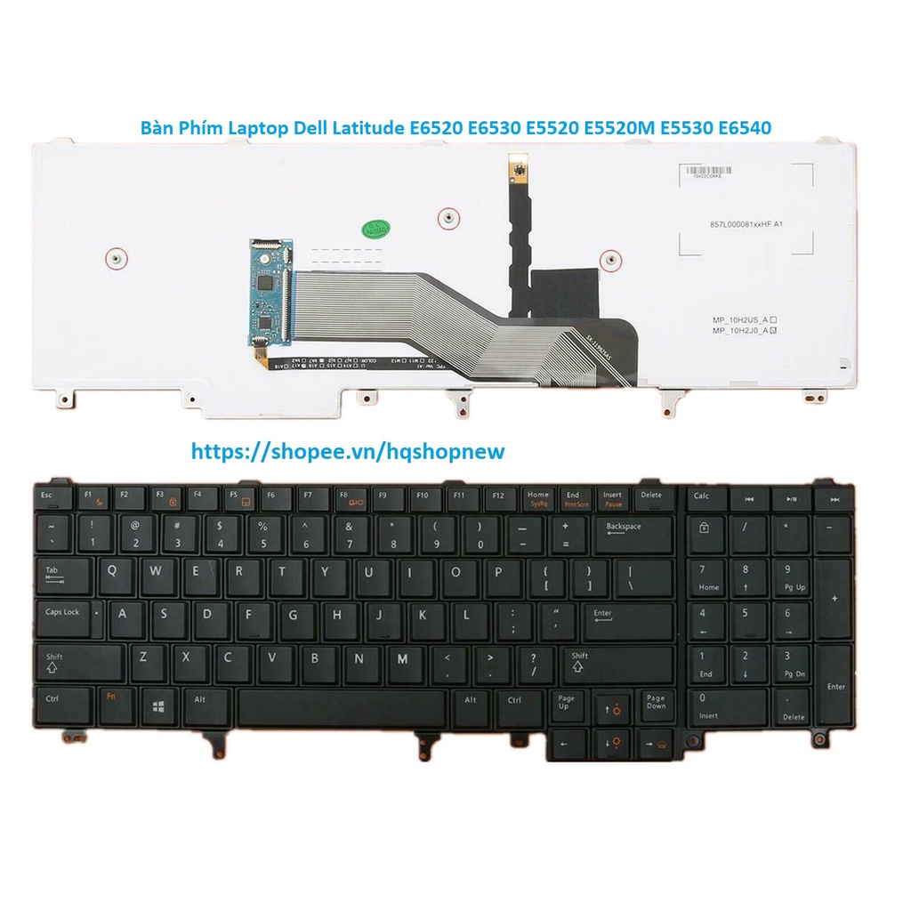 ⚡ Bàn Phím Laptop Dell Latitude E6520 E6530 E5520 E5520M E5530 E6540