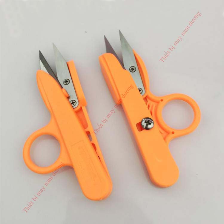 Kéo bấm chỉ thừa xỏ ngón tiện lợi dùng cắt chỉ thừa vải thun coton dùng cho may vá -thietbimaynamduong