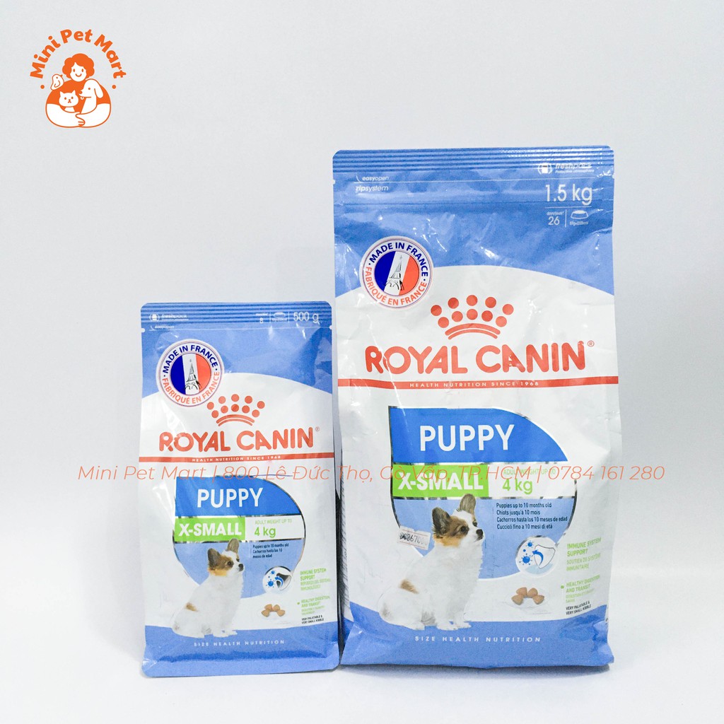 [1,5kg] Thức ăn hạt cho chó con giống siêu nhỏ ROYAL CANIN