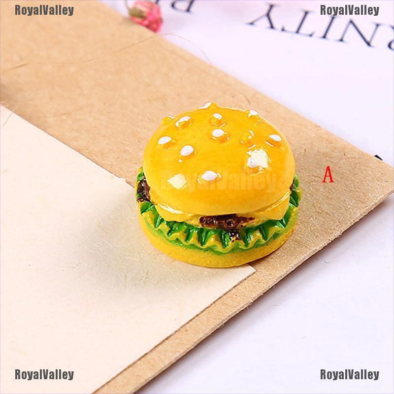 Set 5 Bánh Hamburger Đồ Chơi Mini Cho Nhà Búp Bê