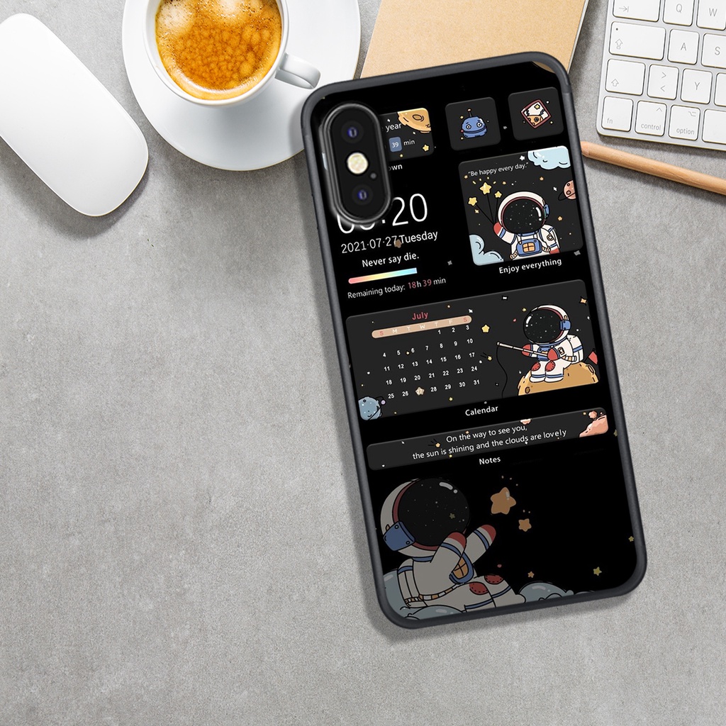 Ốp Lưng IPHONE X/XS - XSMAX - XR  , In Hình Phi Hành Astronauts  Phong Cách, Đẹp.