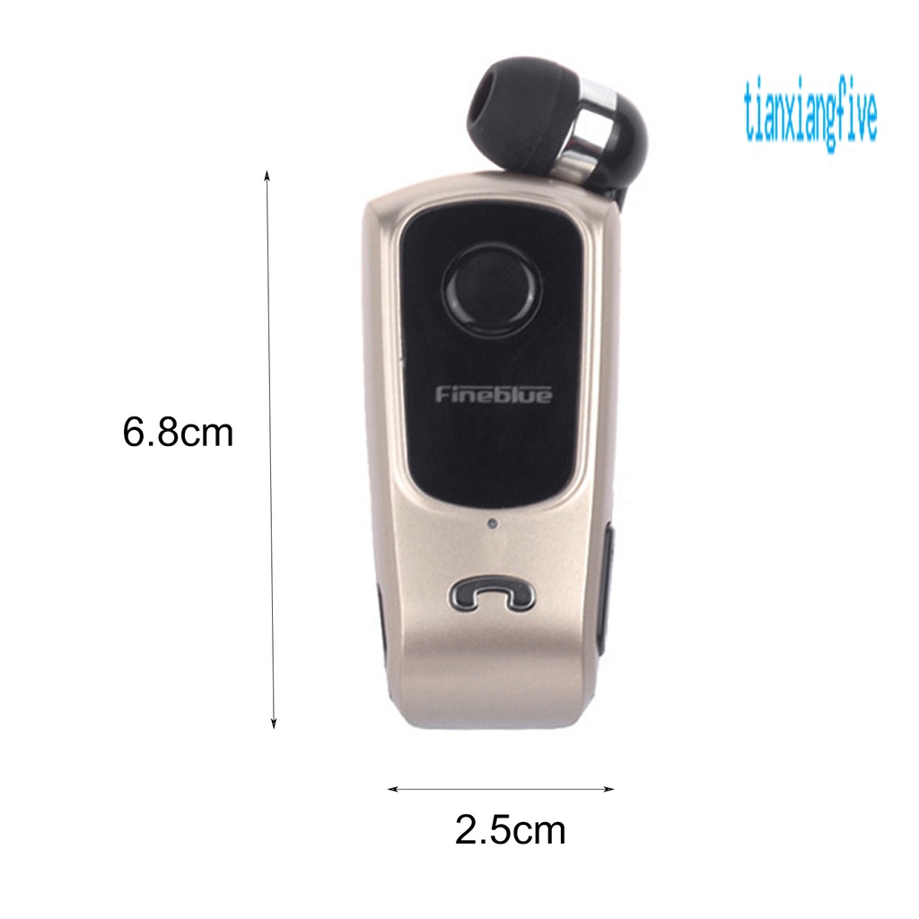 Tai nghe bluetooth newmerun TX-Fineblue F920 có kẹp gắn cổ áo tiện dụng
