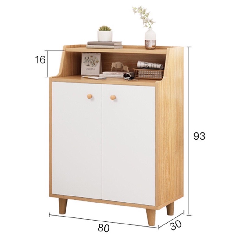 tủ giày đa năng , tủ giày gỗ 2 cánh GP170.31