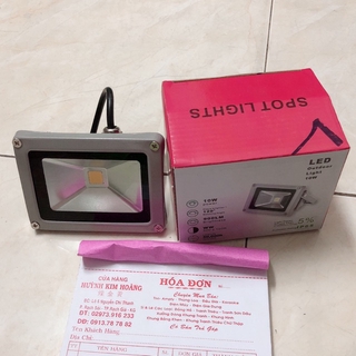 Đèn pha led 10w as trắng/ vàng cực rẻ