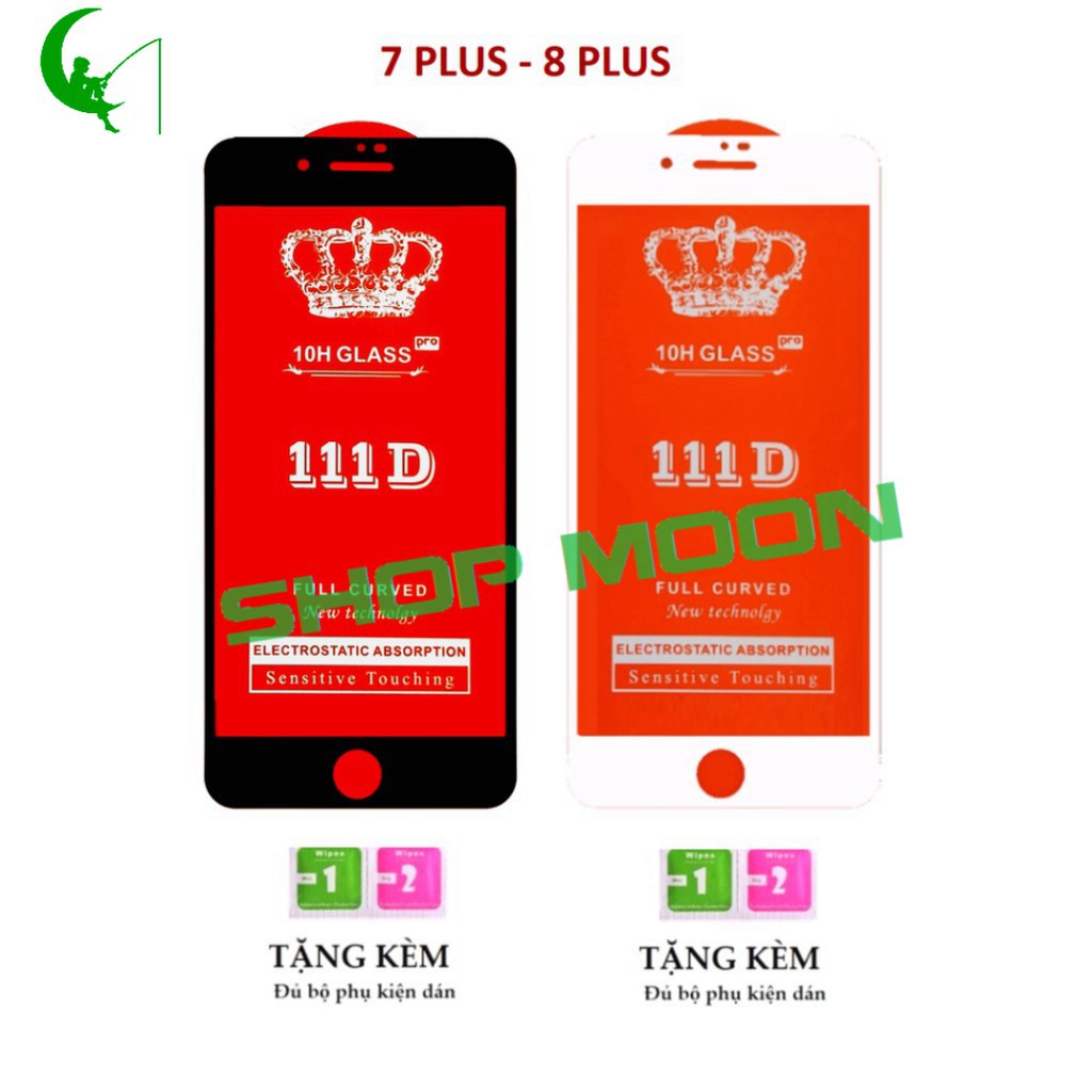 Kính Cường Lực iphone 7plus/8plus/X/XR/XS/XS MAX/11/11PRO/11 PRO MAX /12 /12PRO/12 PRO MAX/ 13/ 13 PRO/ 13 PRO MAX- 111D