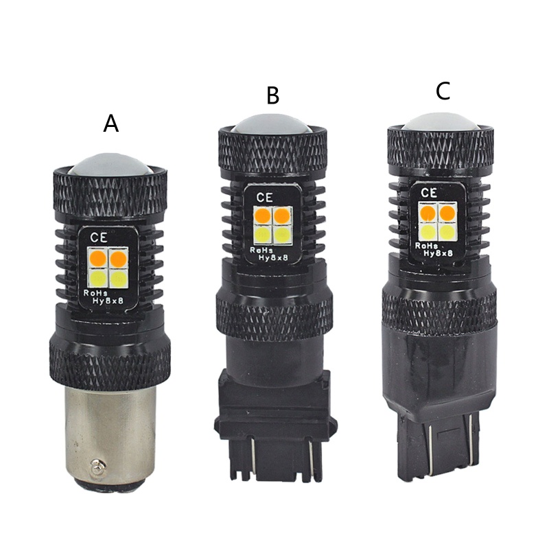 Đèn LED Tín Hiệu Phanh Xe Hơi T20 1157 3157 7443 3030 16smd 6500K