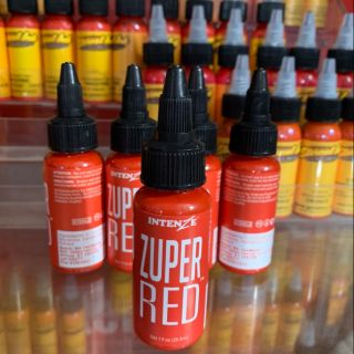 Mực xăm Trung Cấp Intenze Zuper Red 30ml ( hàng có sẵn )