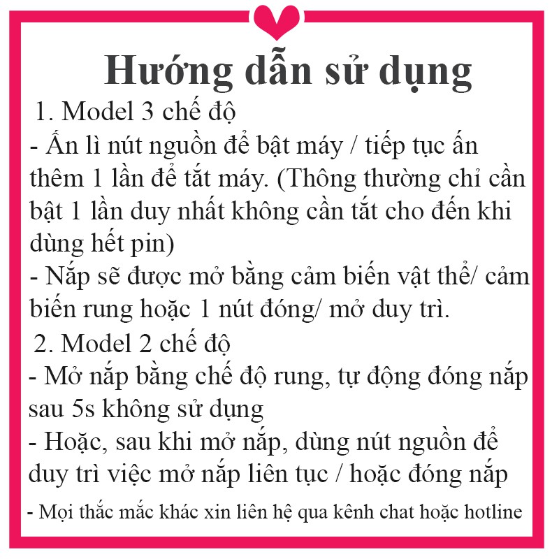 Thùng Rác Cảm Ứng Tự Động Thông Minh Padabanic Sạc Điện 3 Chế Độ Chống Nước Tốt