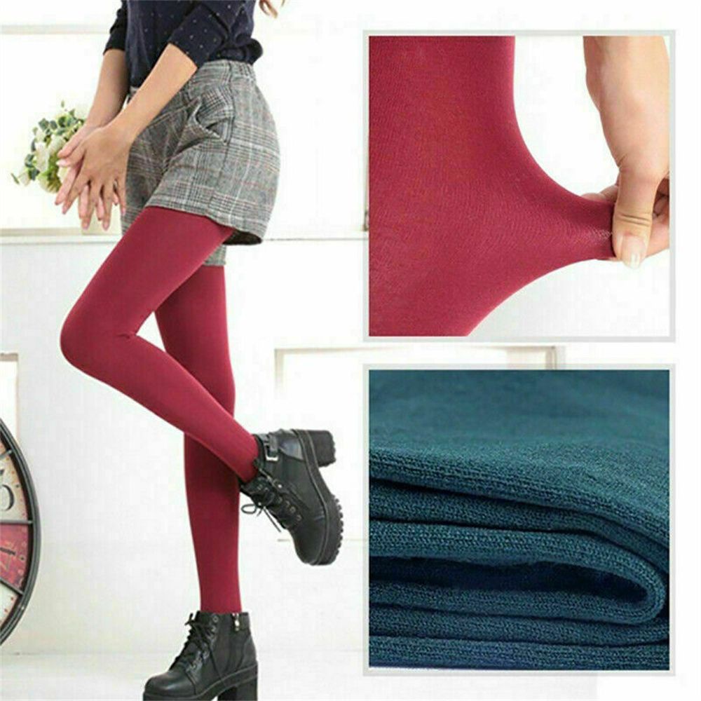 Quần tất ôm sát lót lông cừu giữ ấm toàn diện thời trang mùa đông cho nữ