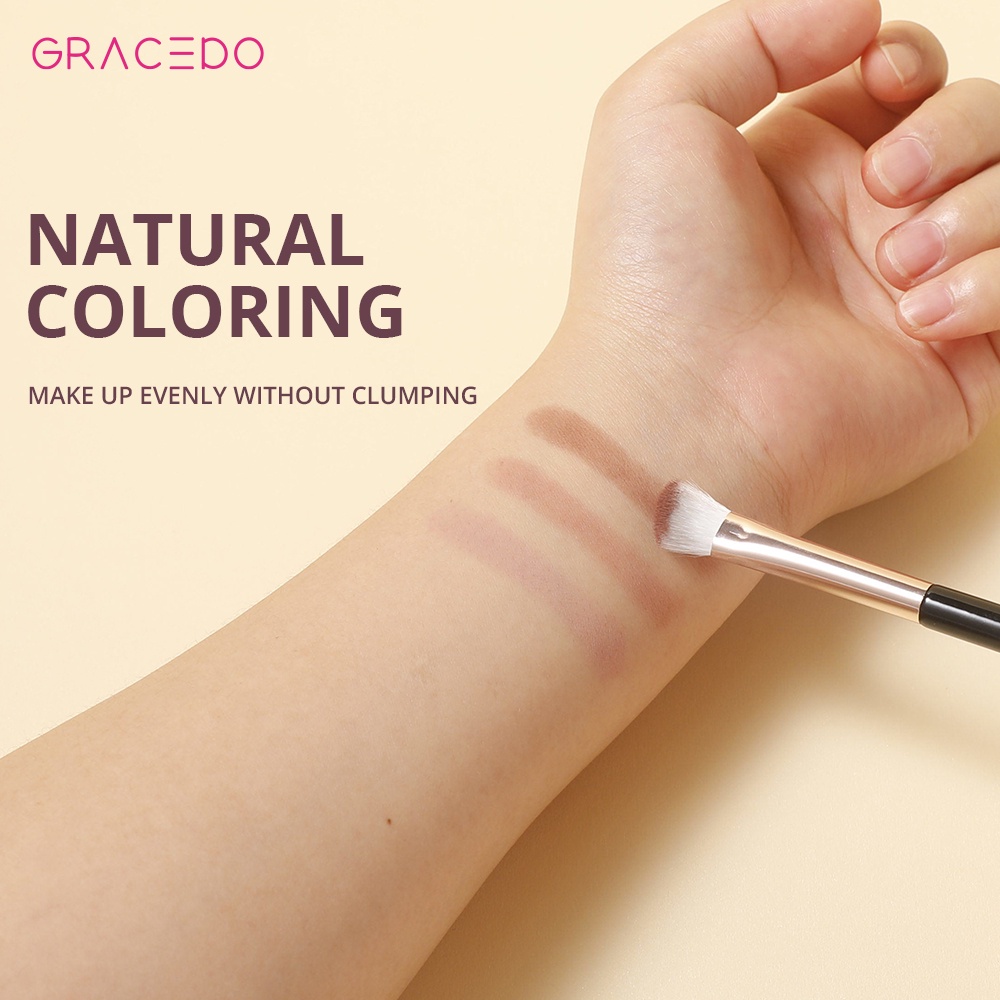 GRACEDO Bộ 7 Cọ Trang Điểm Chuyên Nghiệp Màu Đen Vàng Hồng Bạch Kim