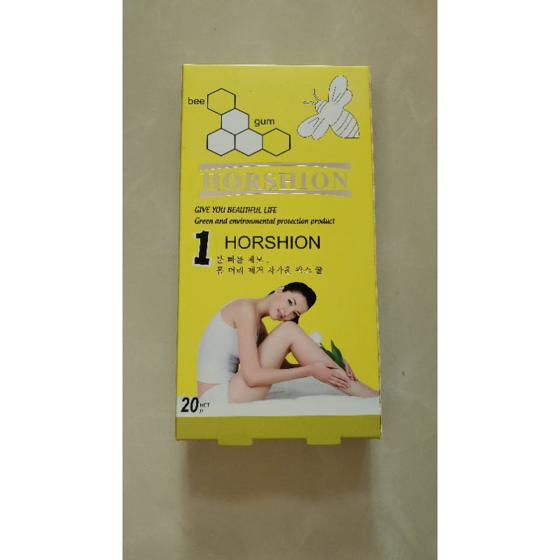 Giấy wax lông sẵn gel Horshion 20 miếng | BigBuy360 - bigbuy360.vn