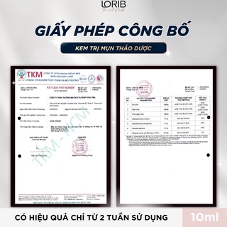 Combo Kem Mụn và Sữa Rửa Mặt Lori b
