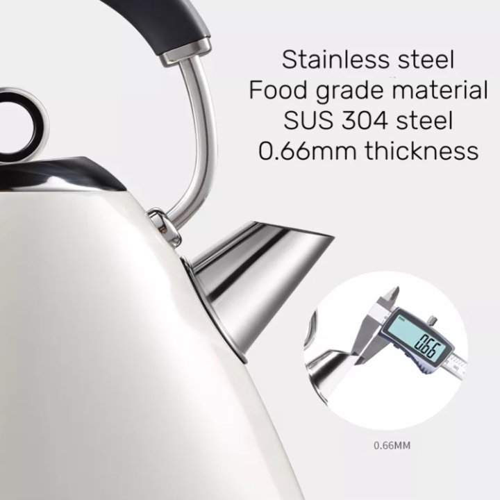 Ấm đun nước siêu tốc Morphy Richards MR7456A, dung tích 1.5L, công suất 1850W - Hàng Chính Hãng