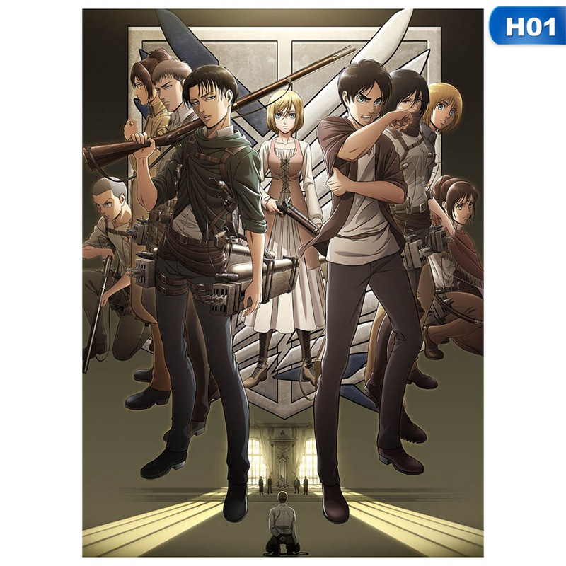 Poster Anime Attack On Titan Chất Lượng Cao