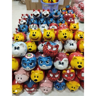 [sale] Lợn Đất Tiết Kiêm - 20 Mẫu Siêu Nhân, Nhân Vật Hoạt Hình - Gốm Sứ Bát Tràng - Heo Tiết Kiệm - Heo Đất