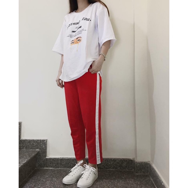 Quần jogger pants sọc