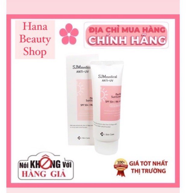 [Mã SKAMSALE8 giảm 10% đơn 200K] Kem Chống Nắng Chống Nước SJMmedical Anti-UV Sunscrean SJM medical
