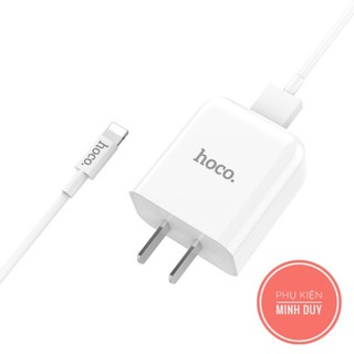 Combo củ, cáp sạc hoco c49 2.4a
