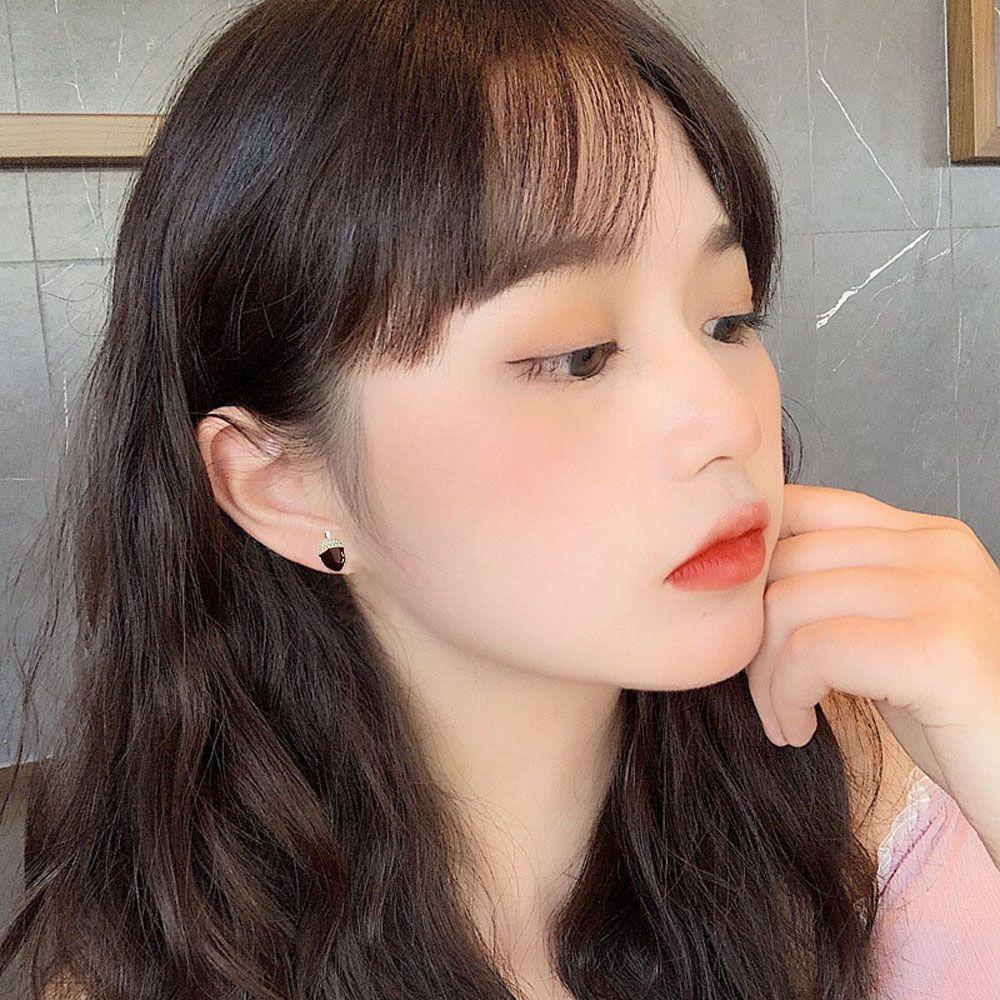 Khuyên Tai Dạng Hạt Hình Quả Thông Hoạt Hình Dễ Thương Thời Trang Giáng Sinh