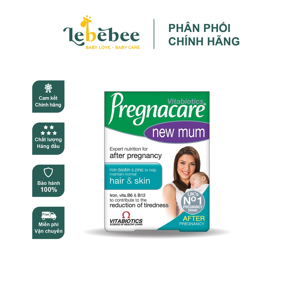 Vitamin tổng hợp cho mẹ sau sinh Pregnacare New mum