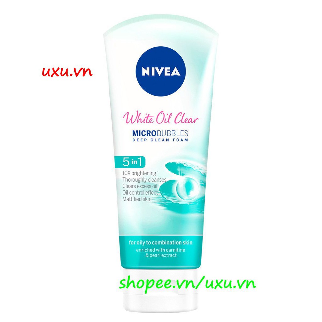 Sữa Rửa Mặt Nữ 100G Nivea White Oil Clear, Với uxu.vn Tất Cả Là Chính Hãng.