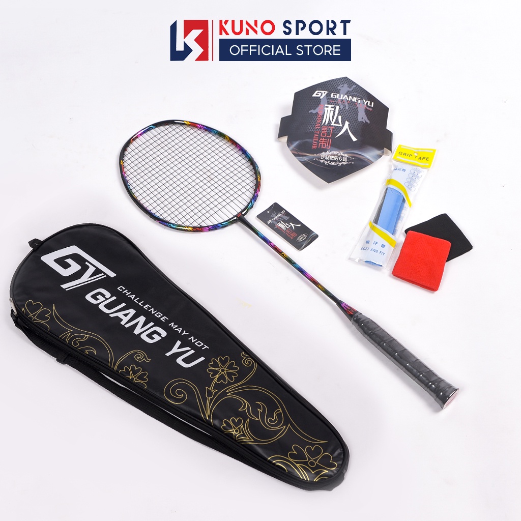 Vợt Cầu Lông GuangYu 4U Full Carbon Bản Nâng Cấp Tấn Công Và Phòng Thủ Được Được Phân Phối Chính Thức Bởi Kunosport -V02