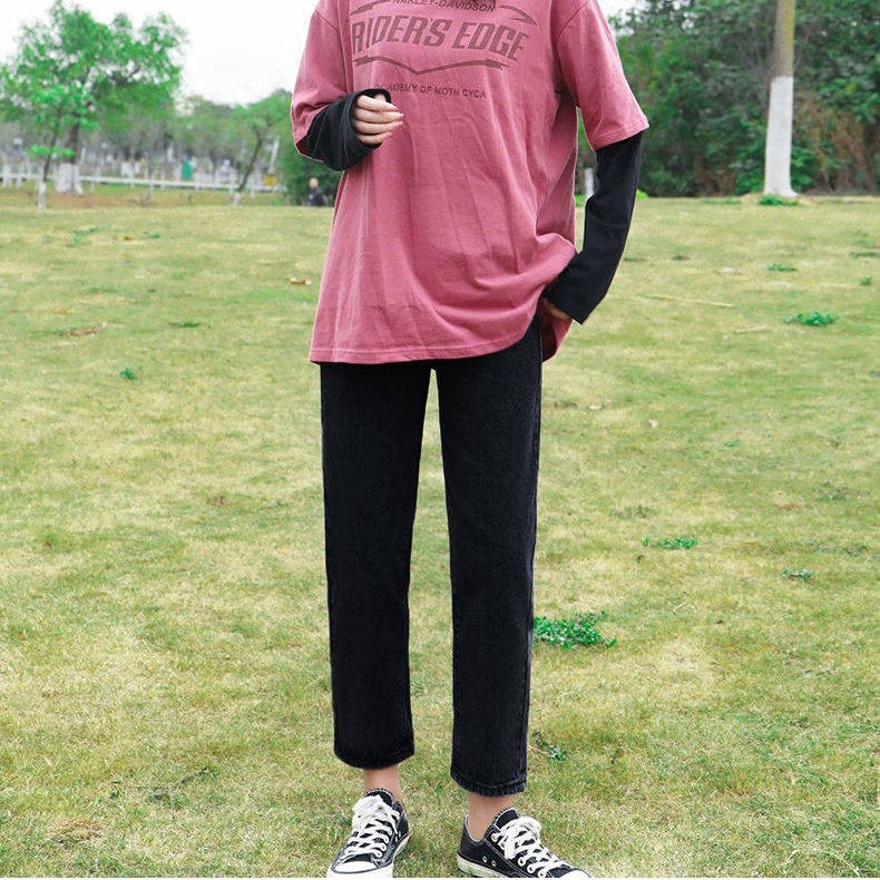 Quần jean học sinh cạp cao kiểu mới phong cách hàn quốc | | BigBuy360 - bigbuy360.vn