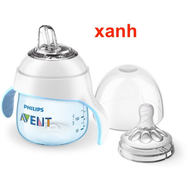 Bình tập uống Avent Natural 150ml và núm silicone