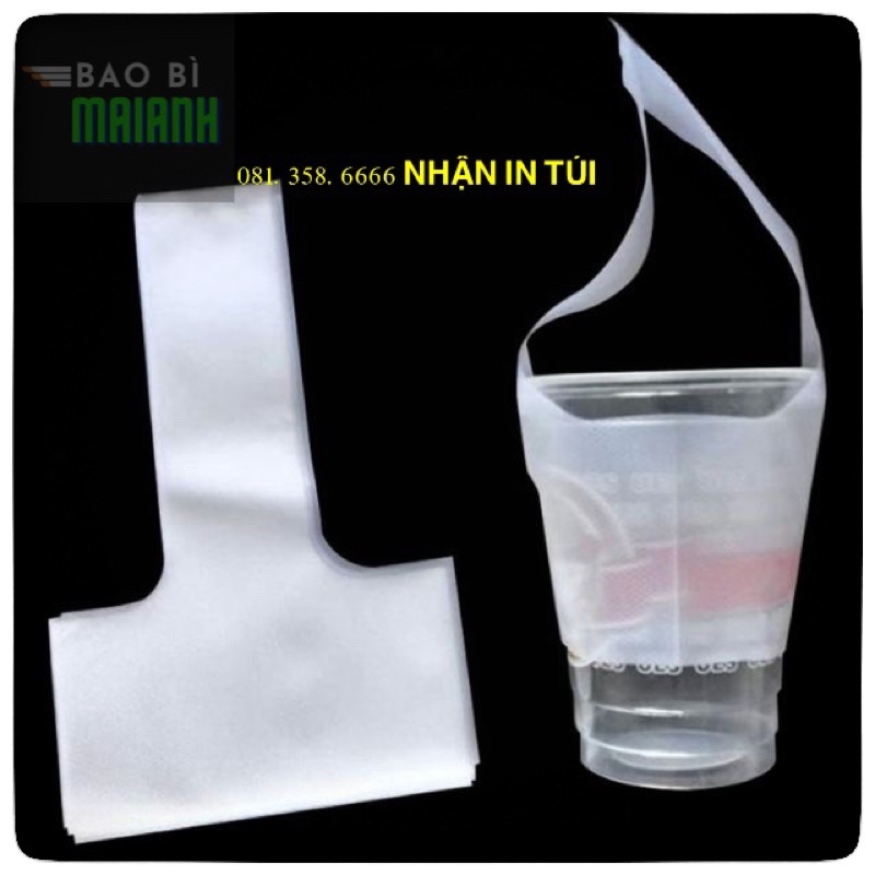 💥TÚI CHỮ T💥 Túi chữ T đựng một cốc, túi một cốc đựng nước ép, sinh tố, trà sữa, cafe mang đi !!!