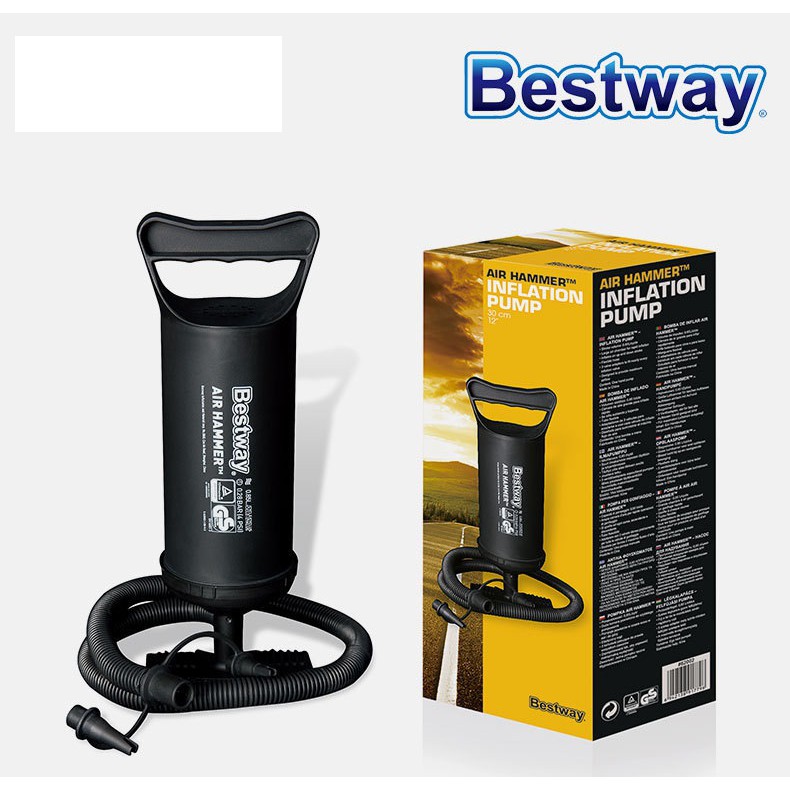 Bơm hơi bằng tay Bestway 62002 dùng bơm hồ bơi, phao bơi, nệm hơi, xuồng hơi, bóng bóng...