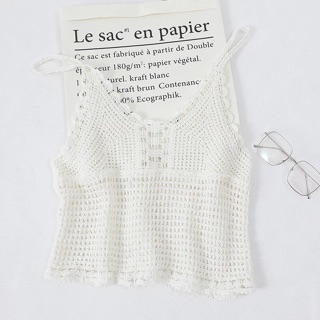 Croptop len đan mùa hè đi biển (HÀNG ORDER)