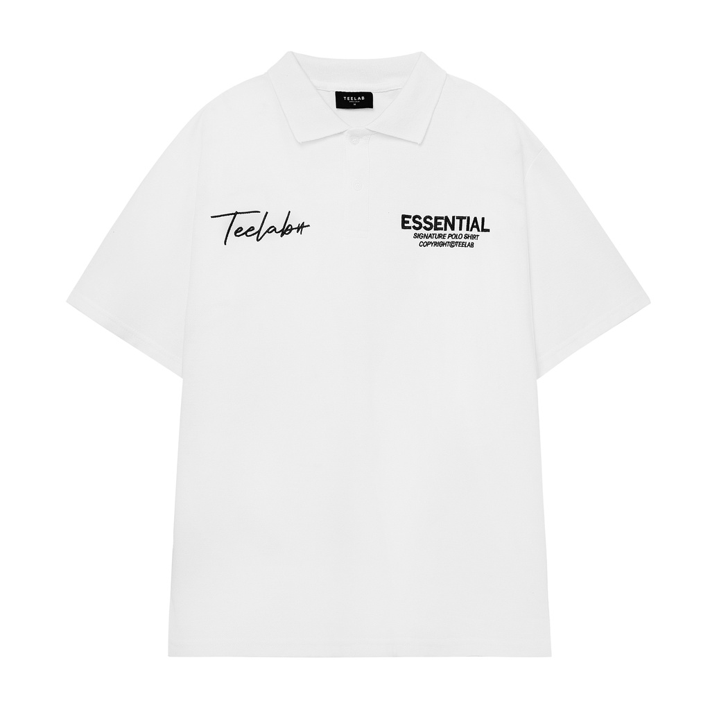 Áo Polo Teelab Essential, Áo Thun Polo Cổ Bẻ, Phông Có Cổ nam và nữ unisex 2023