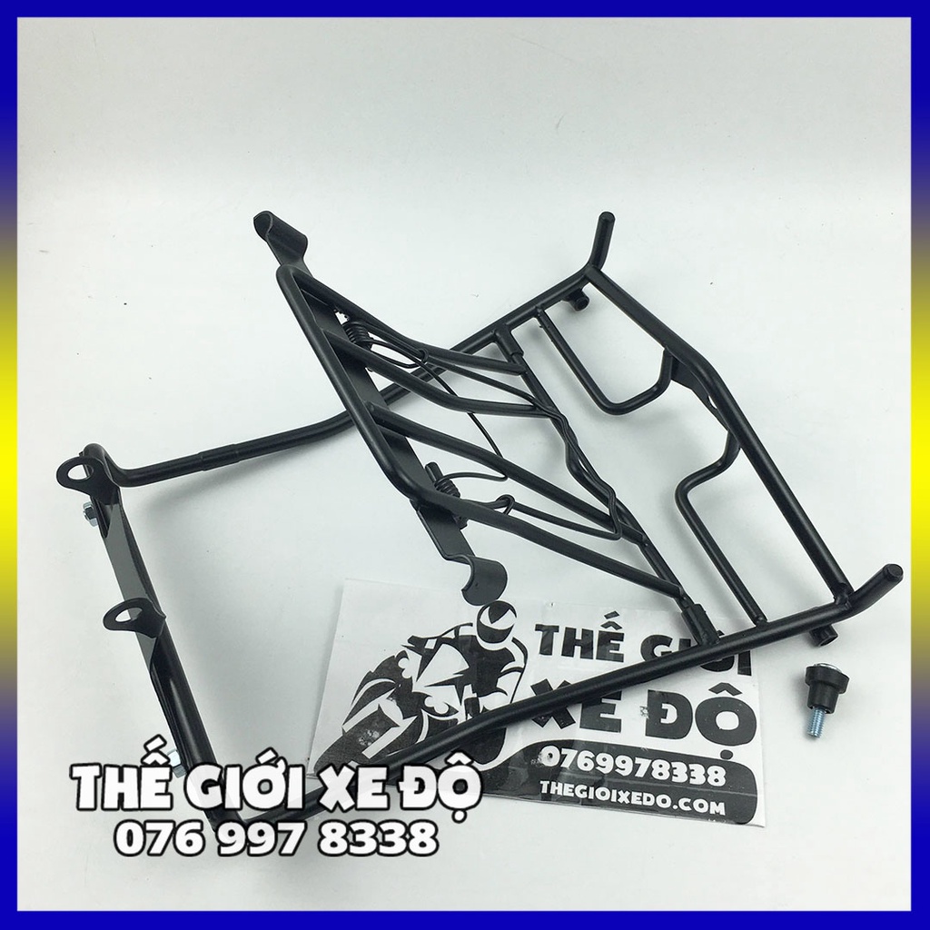 Gác baga AB 160 125 cc 2023 - baga móc yên sơn đen tĩnh điện Air Blade