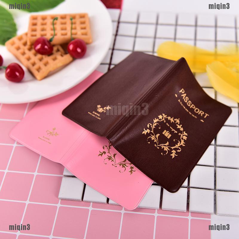 {MQ3}❤Vỏ nhựa bảo vệ passport đơn giản