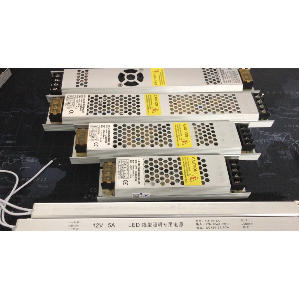Nguồn tổ ong 12V-5A, 10A, 12.5A, 16.5A, 20A, 30A, nguồn đũa 60W ,dẹt từ 120W đến 360W