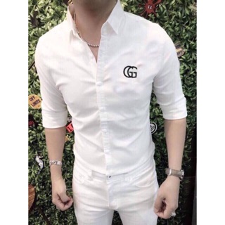 ÁO SƠ MI NAM TAY DÀI CỔ BẺ CÔNG SỞ