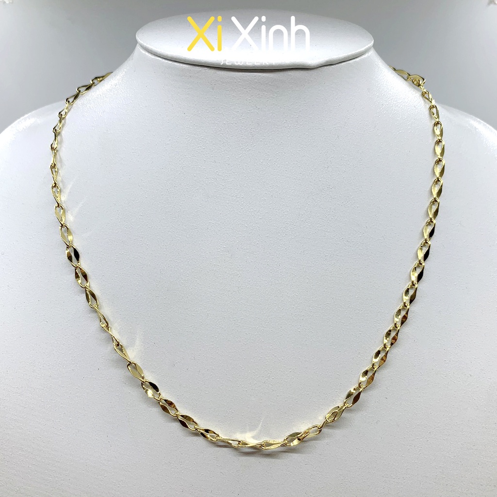 dây chuyền xi mạ vàng 18k thời thượng - D11