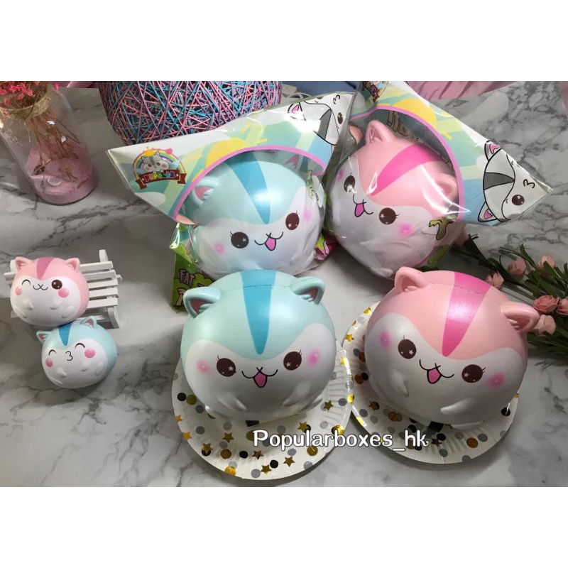 ◄Đồ chơi bóp mềm Squishy chính hãng Popular Poli Ú size To(video có tiếng)