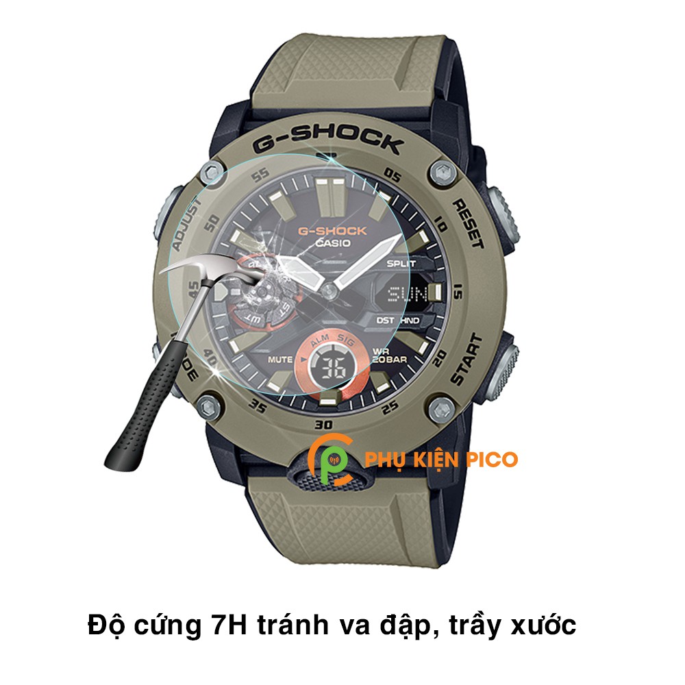 Cường lực đồng hồ Casio G-Shock Ga-2000 1A2PR / 1A9PR / 2APR / 3APR / 5APR độ cứng 7H chống trầy xước–Dán màn hình Casio