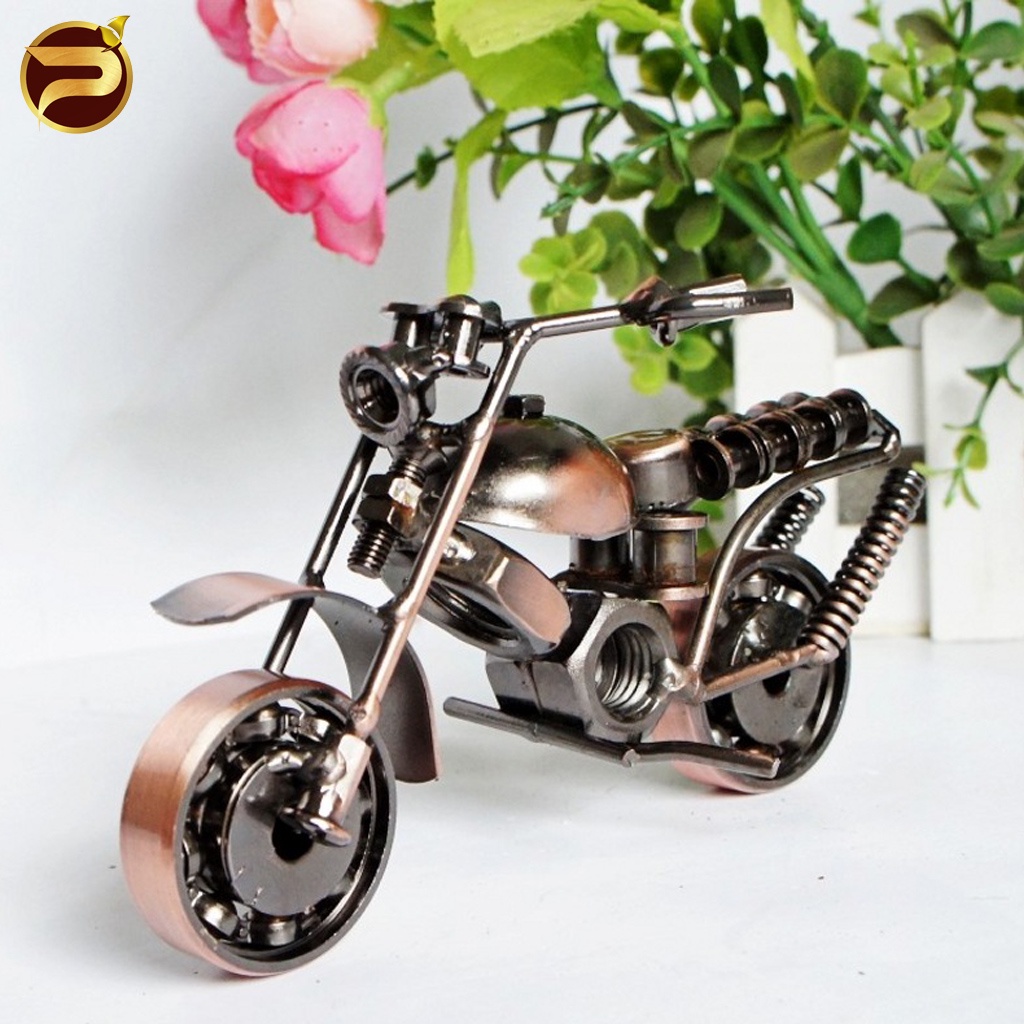 Mô Hình Xe Moto Trang Trí Để Bàn, Quà Tặng